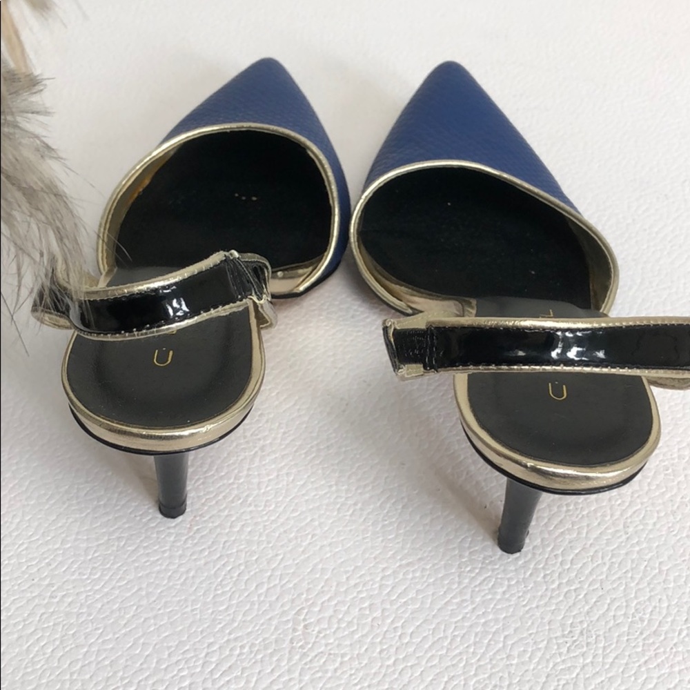 C Label Blue Heels - Picture 4 of 6